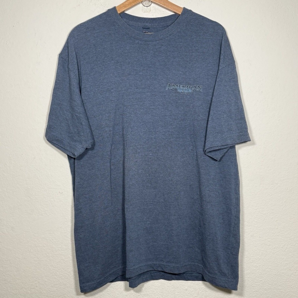 Newport Blue American Made Graphic Classic Muscle Cars T Shirt Men Size XL